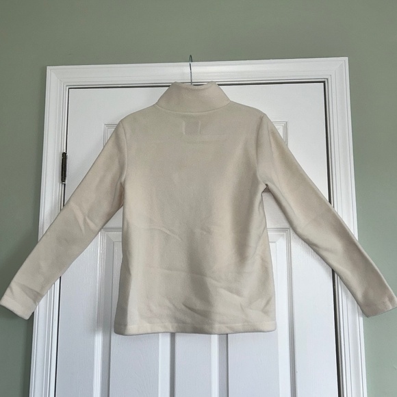 NWT Dudley Stephens Cream Meadow Greenpoint Turtleneck in Vello Fleece, Medium - Picture 9 of 11
